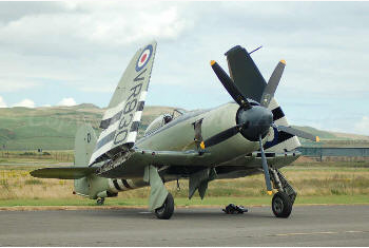 Hawker Sea Fury FB|| 1/4.5 Bauplan